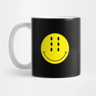 Six-Eyed Smiley Face, Medium Mug